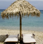 Beach Umbrella and chairs cropped