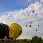 Balloons wide angle