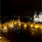 Old Town from above night