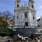 Church with horse