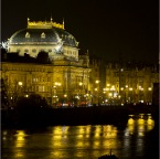 State building at night