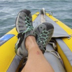 Relaxing in Kayak