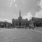 Rome St Peter's Square_2 BW