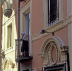 Rome Women on Balcony