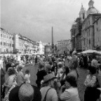 Rome Piazza Navona_2 BW