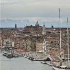 Venice with mountains